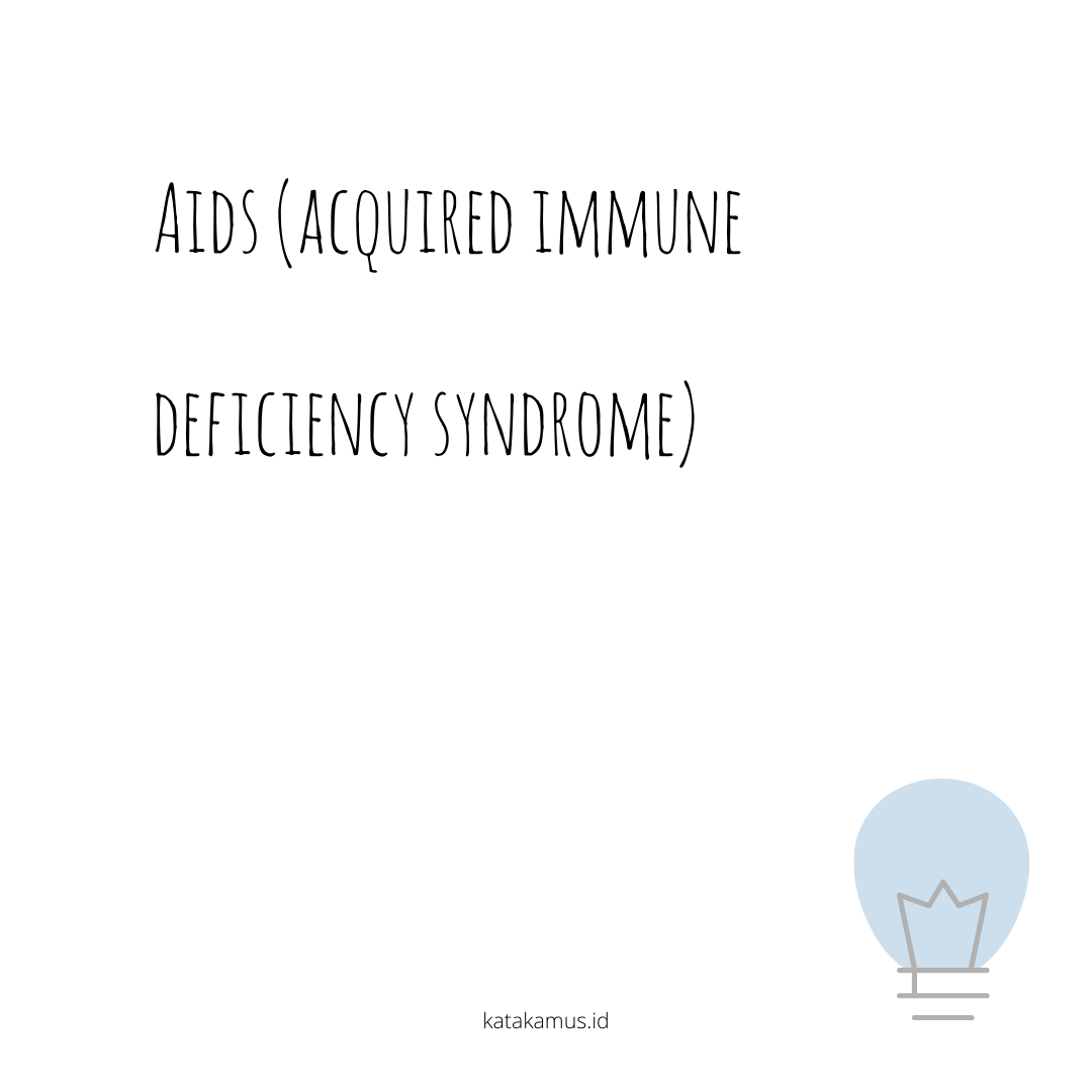 gambar AIDS (Acquired Immune Deficiency Syndrome)