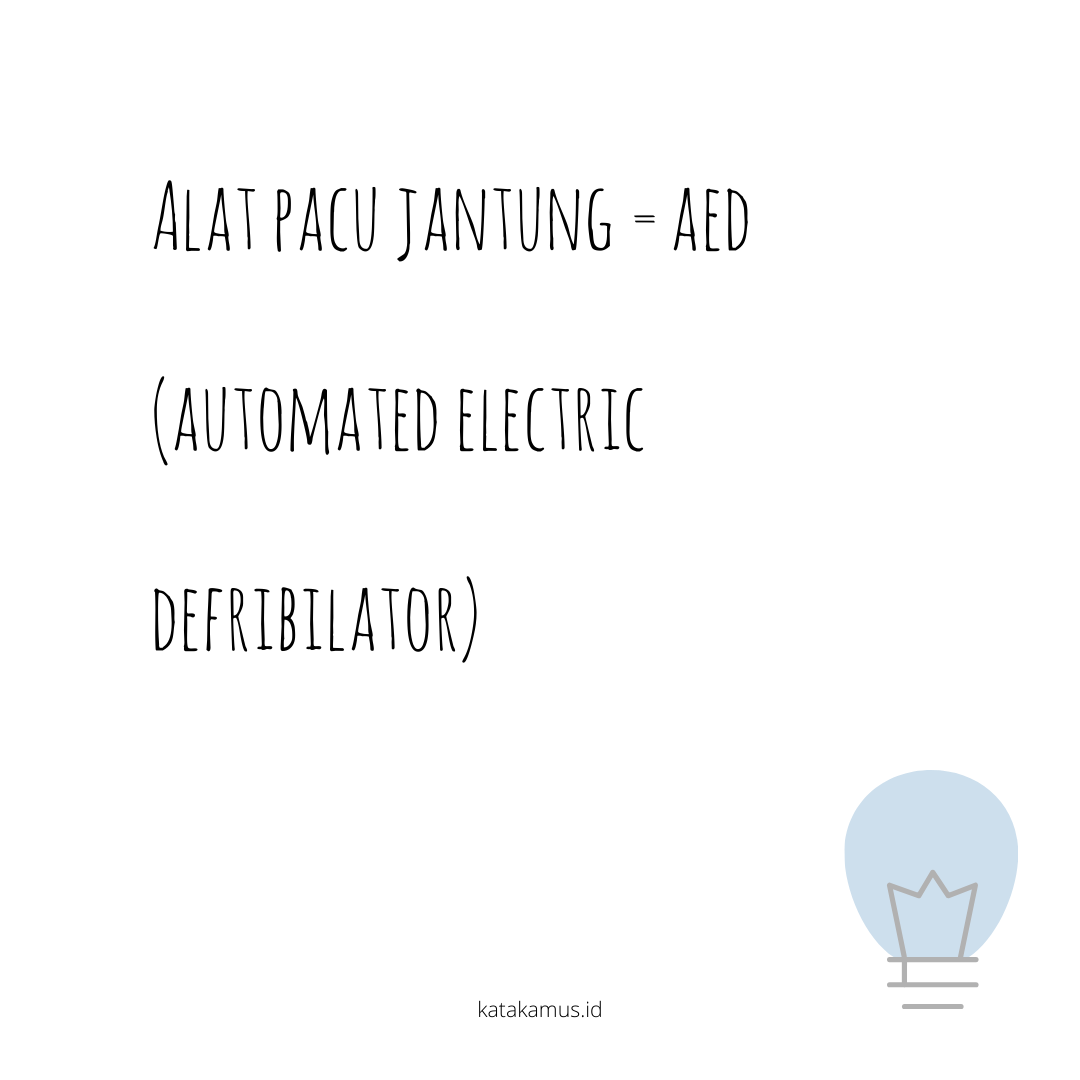 gambar Alat Pacu Jantung = AED (Automated Electric Defribilator)