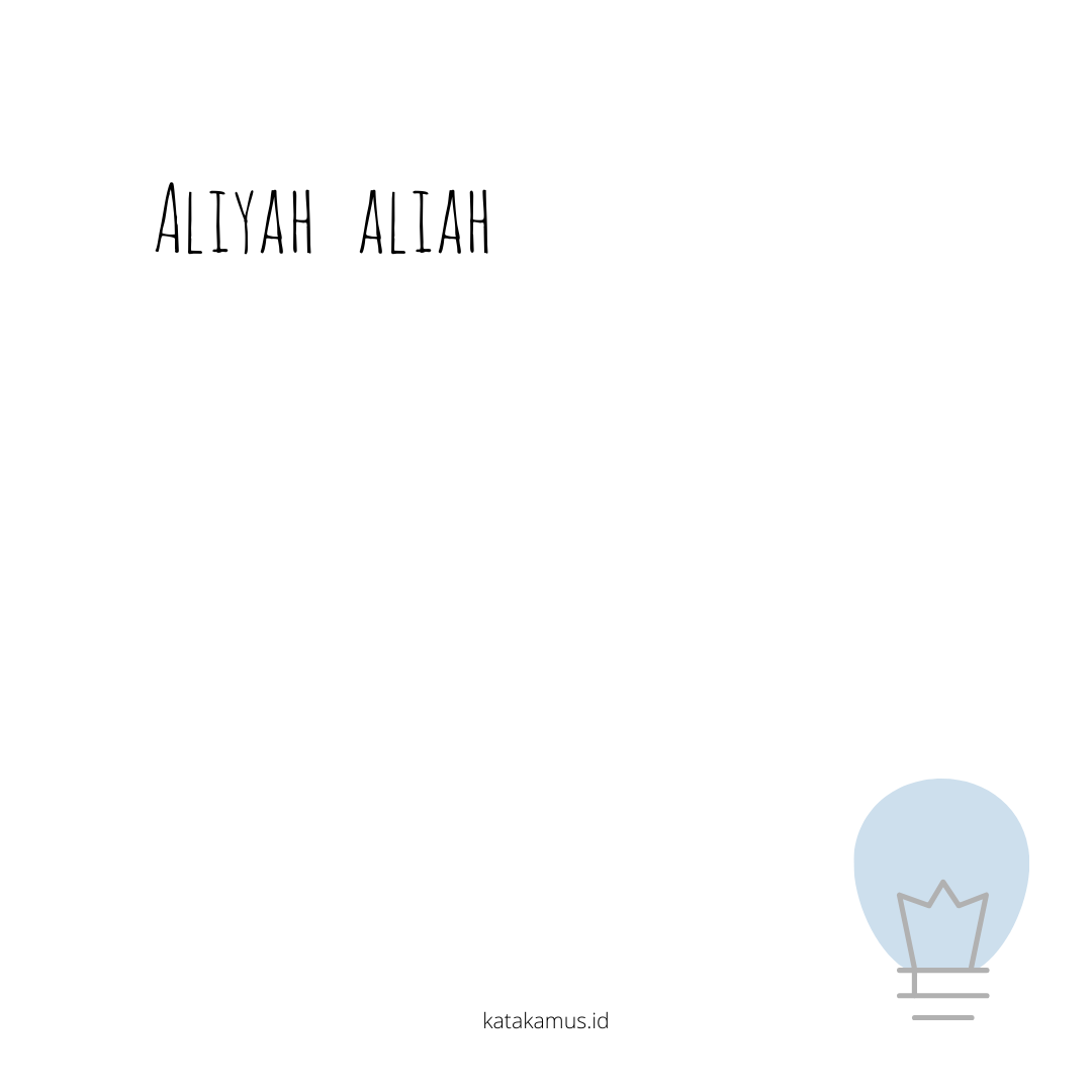 gambar aliyah - aliah
