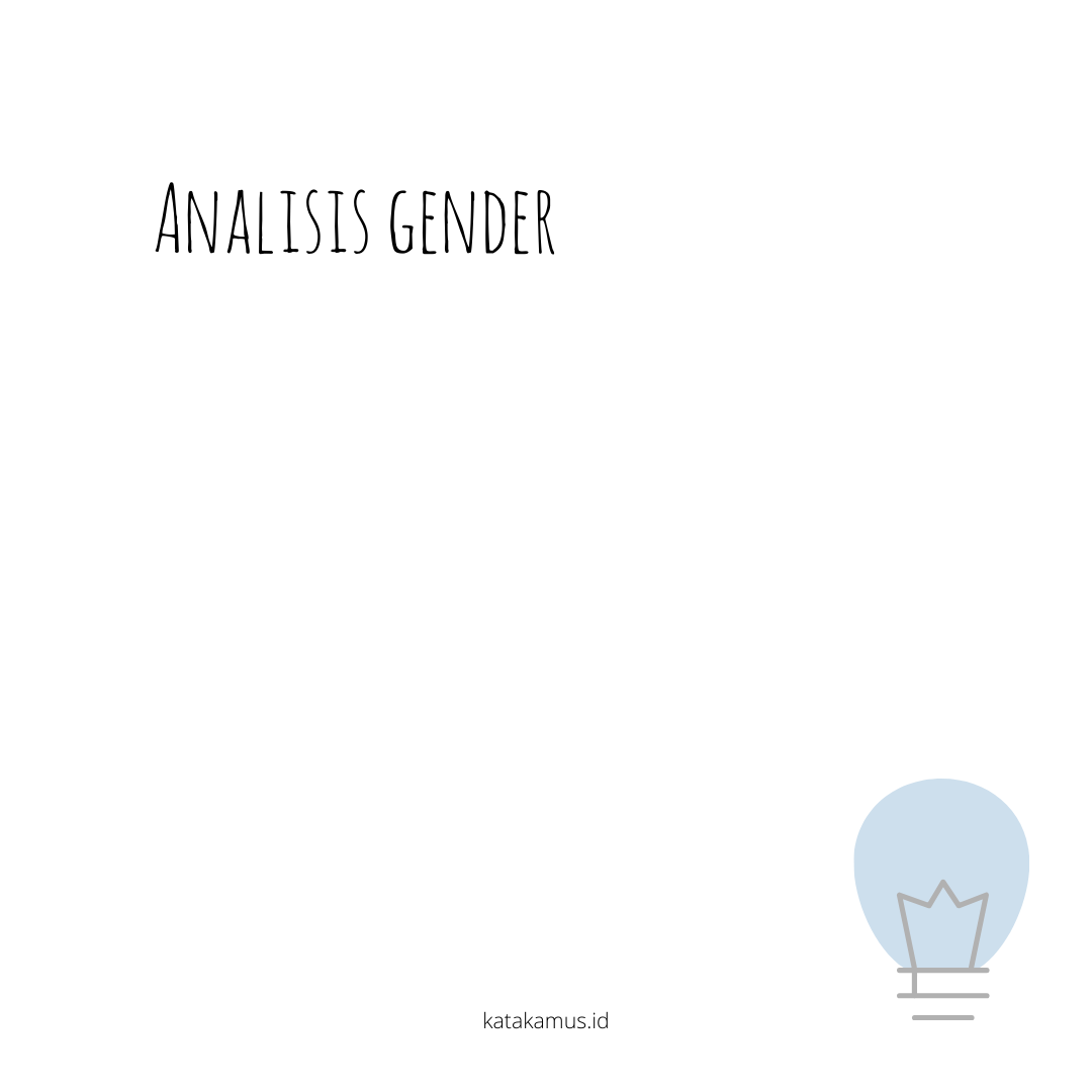 gambar Analisis Gender