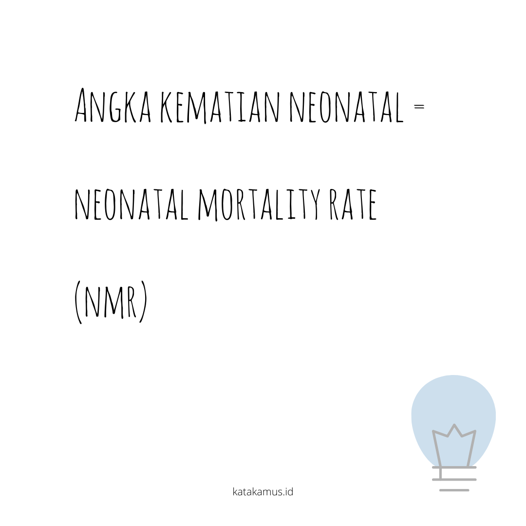 gambar Angka Kematian Neonatal = Neonatal Mortality Rate (NMR)