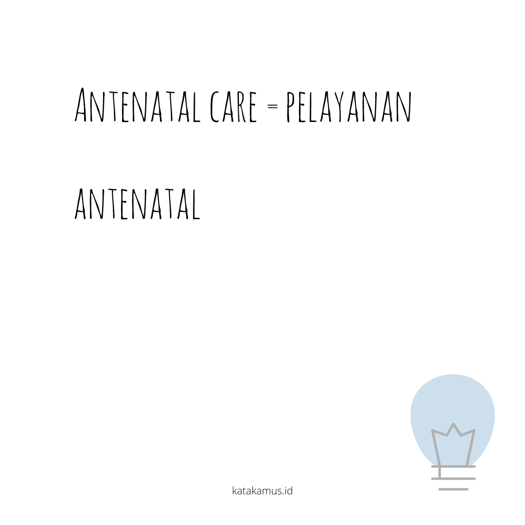 gambar Antenatal care = Pelayanan antenatal