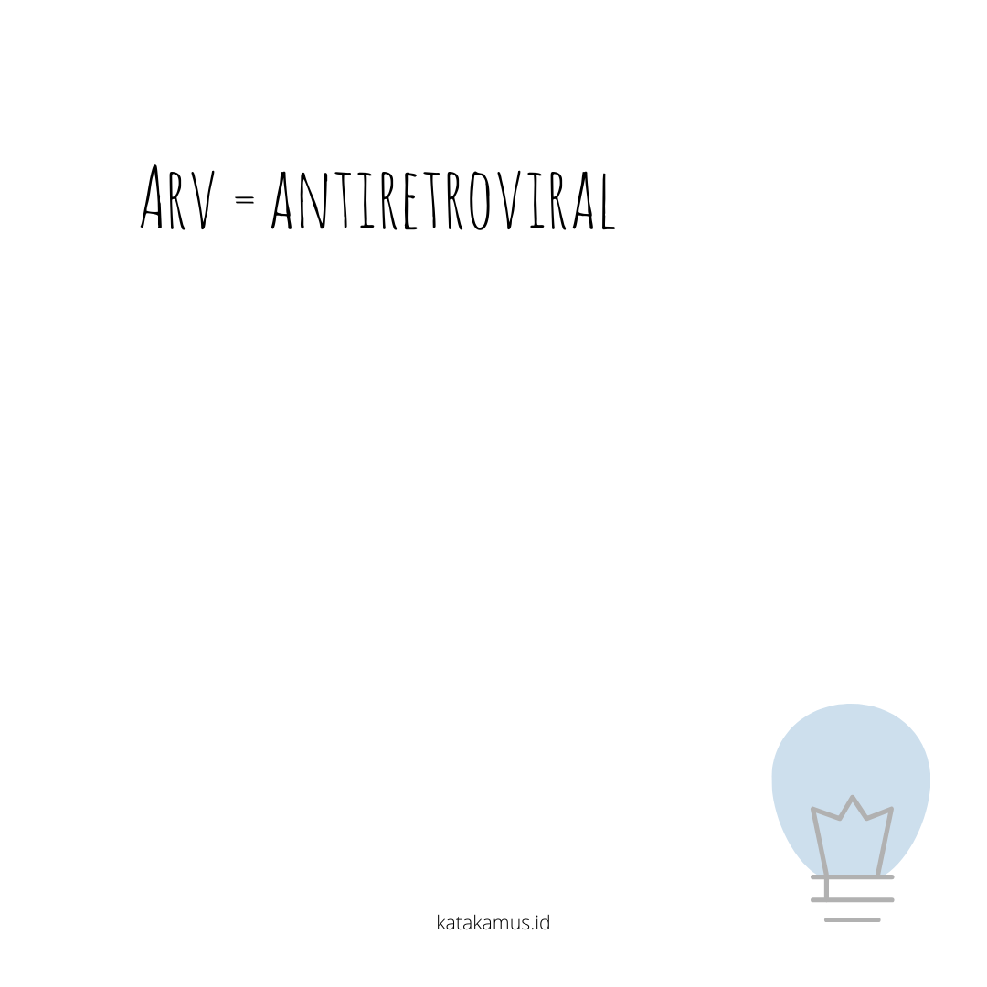 gambar ARV = Antiretroviral