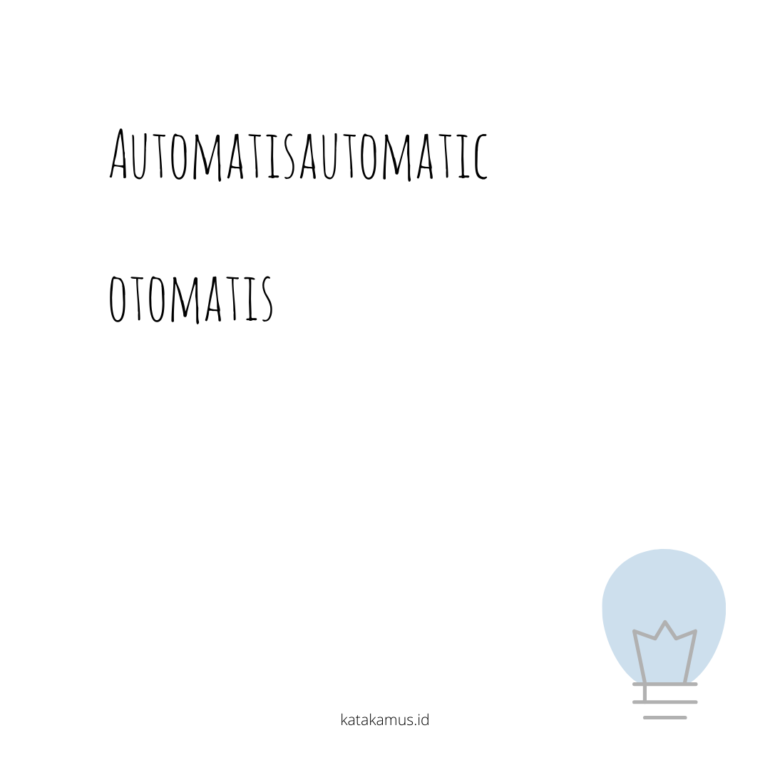 gambar automatis/automatic - otomatis