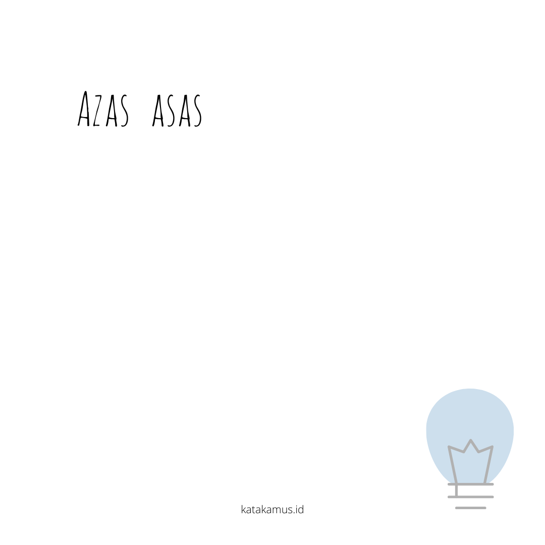 gambar azas - asas