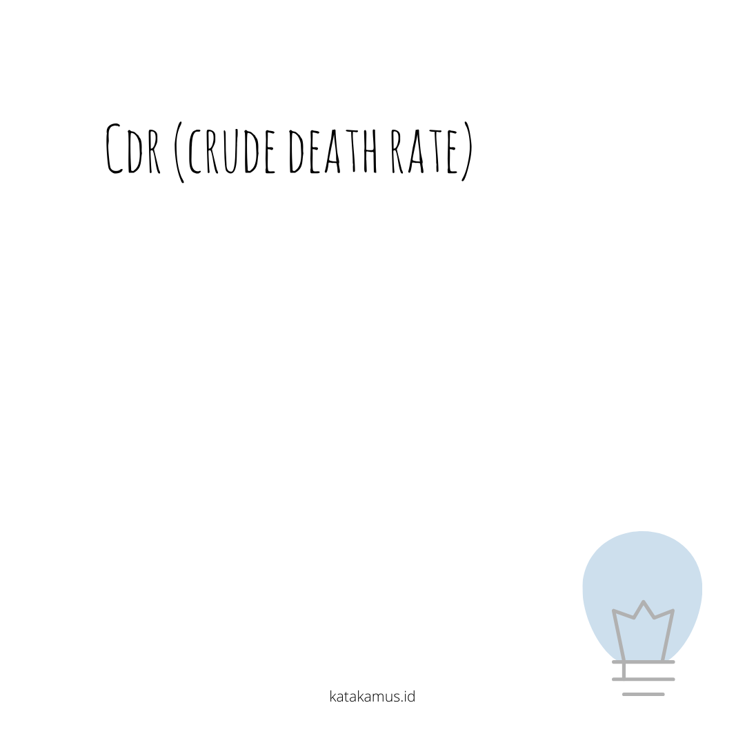 gambar CDR (Crude Death Rate)