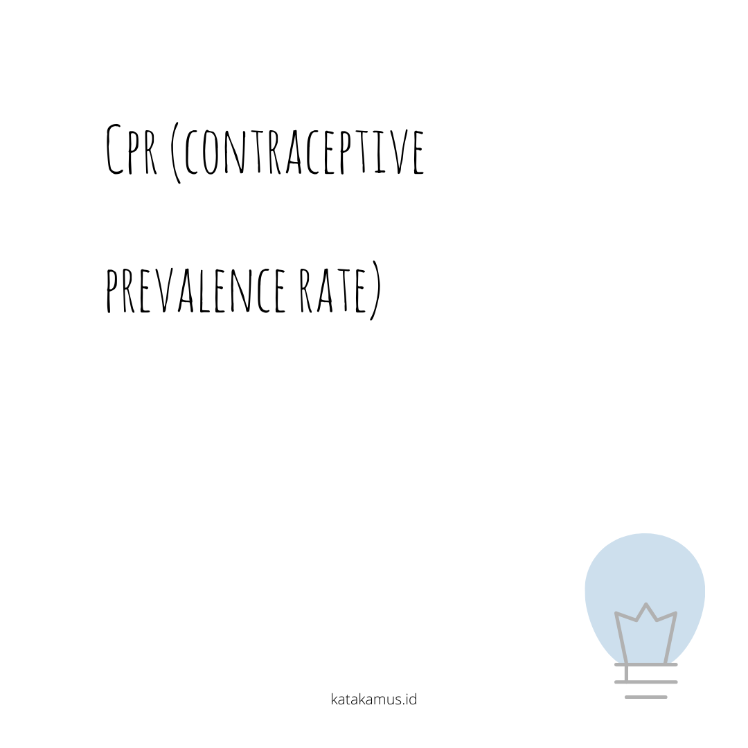 gambar CPR (Contraceptive Prevalence Rate)