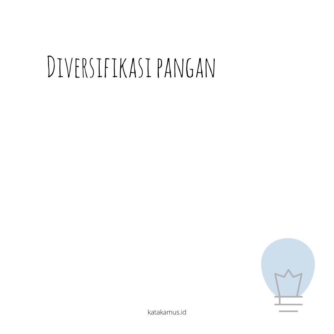 gambar Diversifikasi Pangan