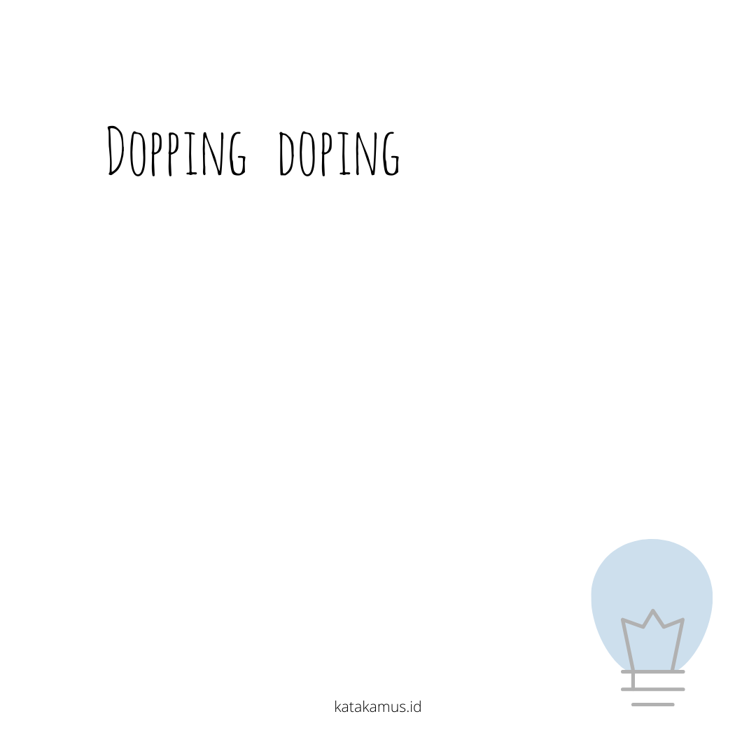 gambar dopping - doping