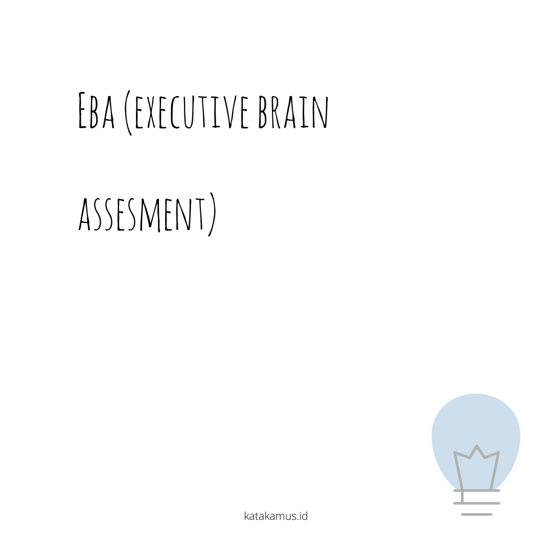 gambar EBA (Executive Brain Assesment)