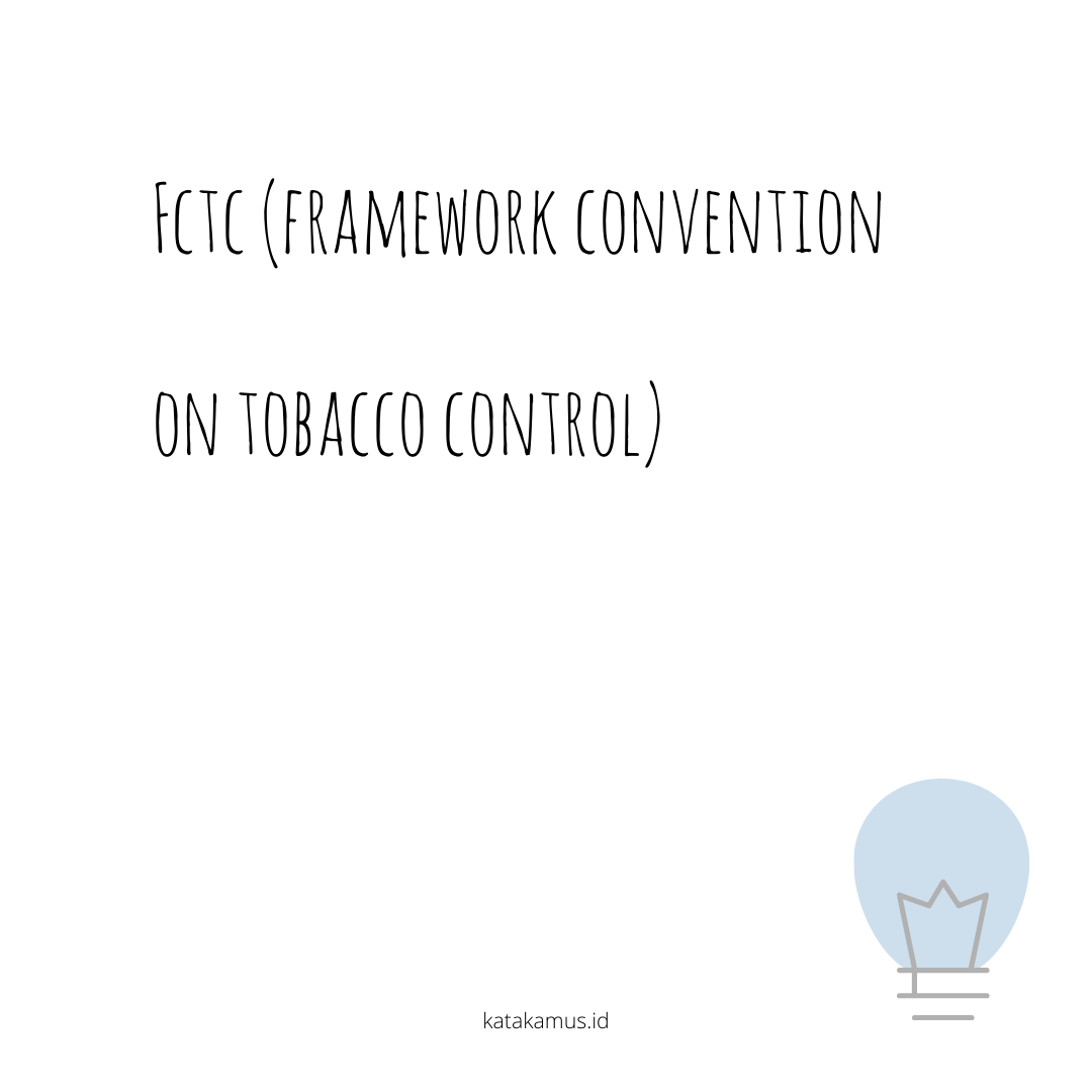 gambar FCTC (Framework Convention on Tobacco Control)
