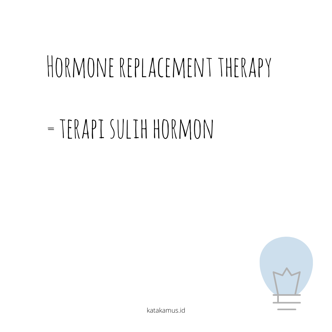 gambar Hormone Replacement Therapy = Terapi Sulih Hormon
