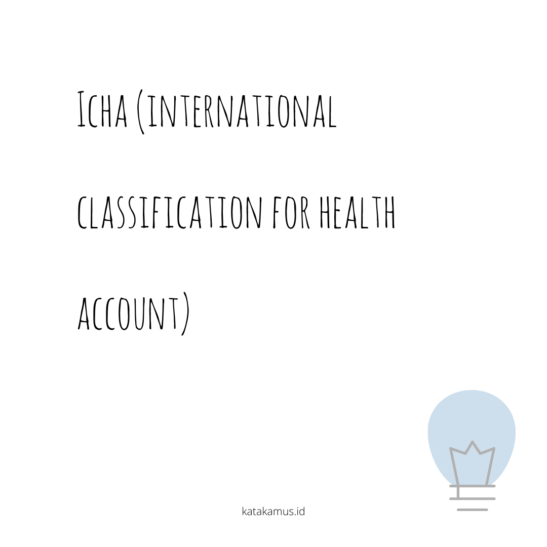 gambar ICHA (International Classification for Health Account)