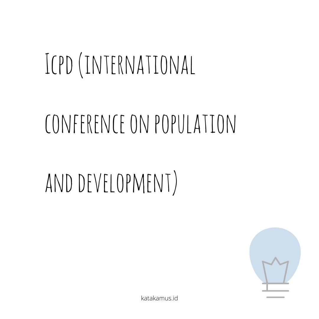 gambar ICPD (International Conference on Population and Development)