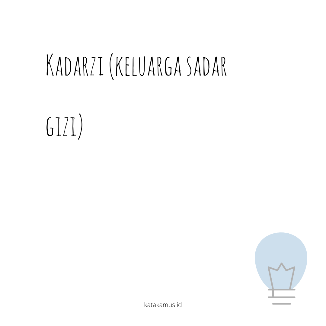 gambar KADARZI (Keluarga Sadar Gizi)