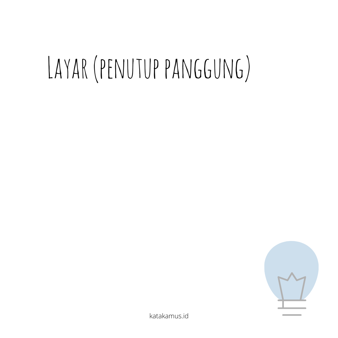 gambar layar (penutup panggung)