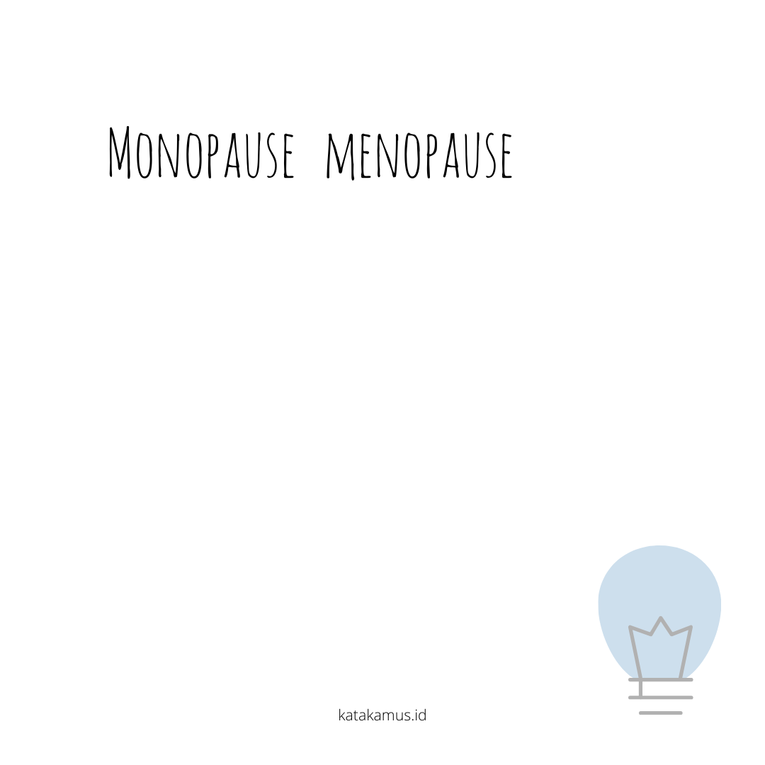 gambar monopause - menopause