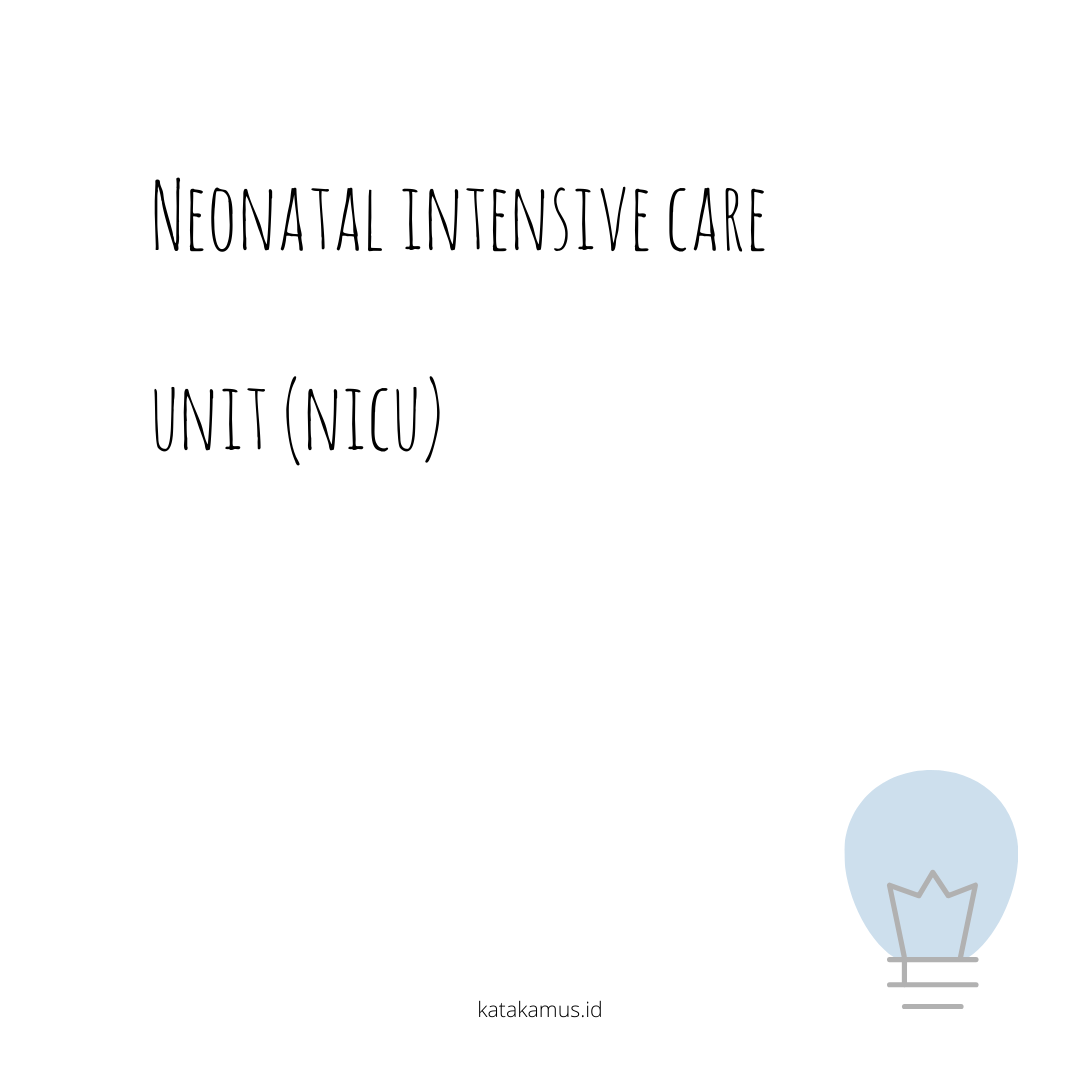 gambar Neonatal Intensive Care Unit (NICU)