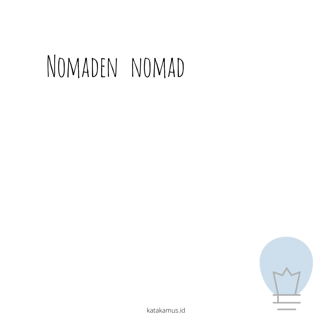 gambar nomaden - nomad