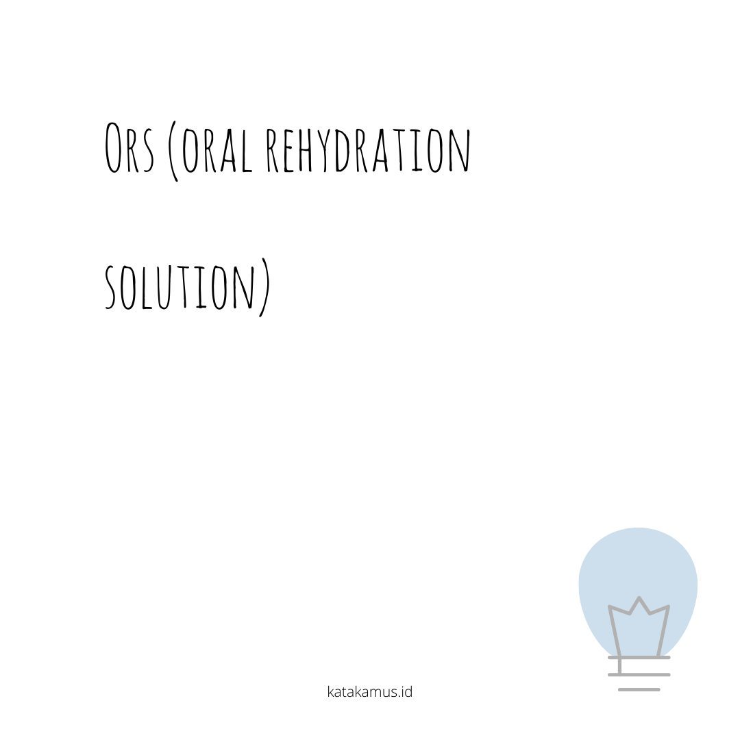 gambar ORS (Oral Rehydration Solution)