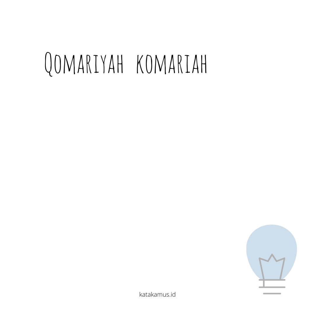 gambar Qomariyah - Komariah