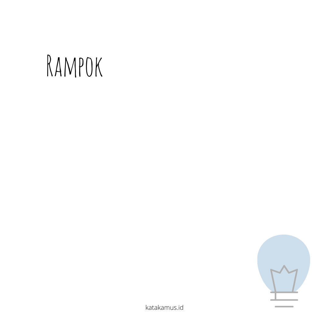 gambar rampok