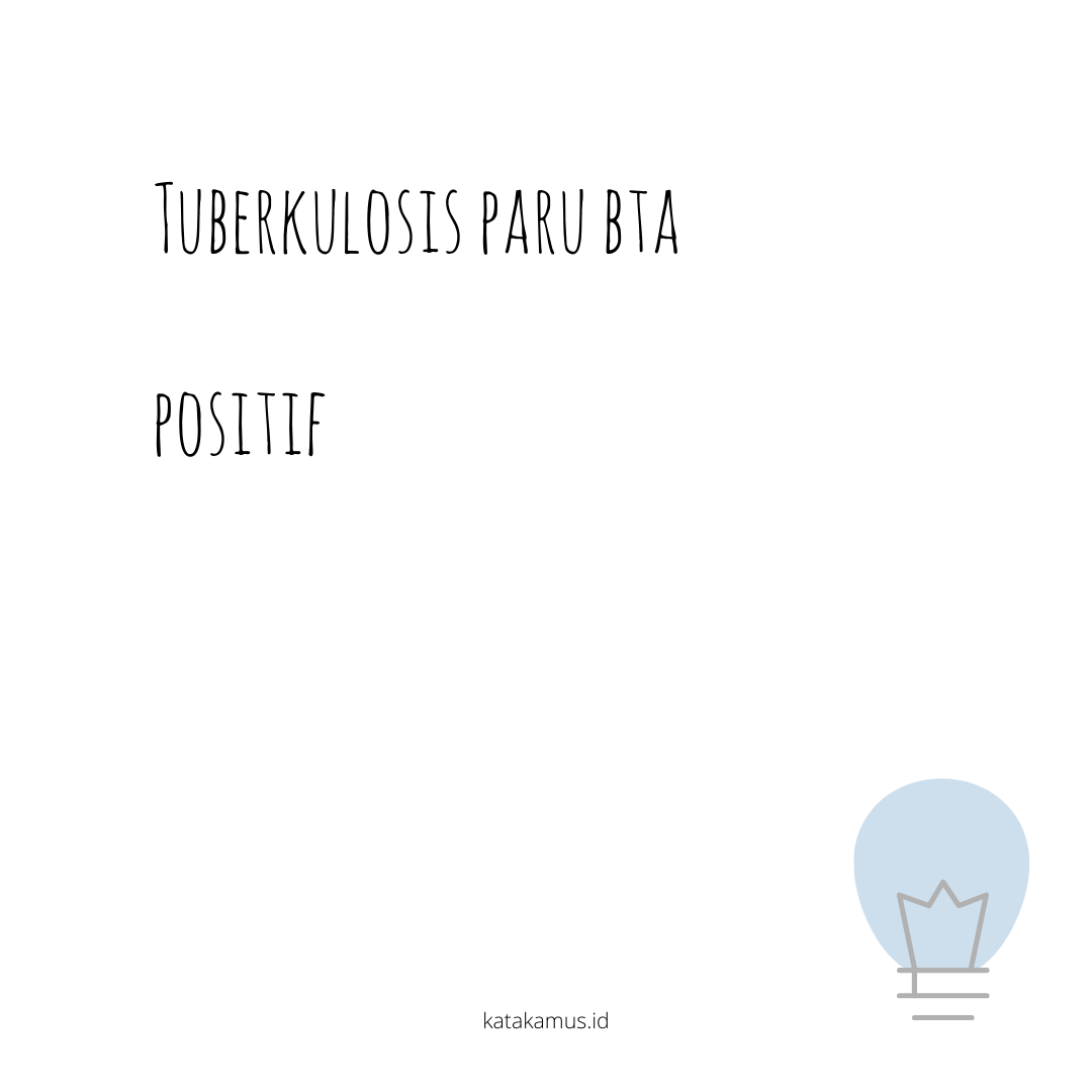 gambar Tuberkulosis Paru BTA Positif