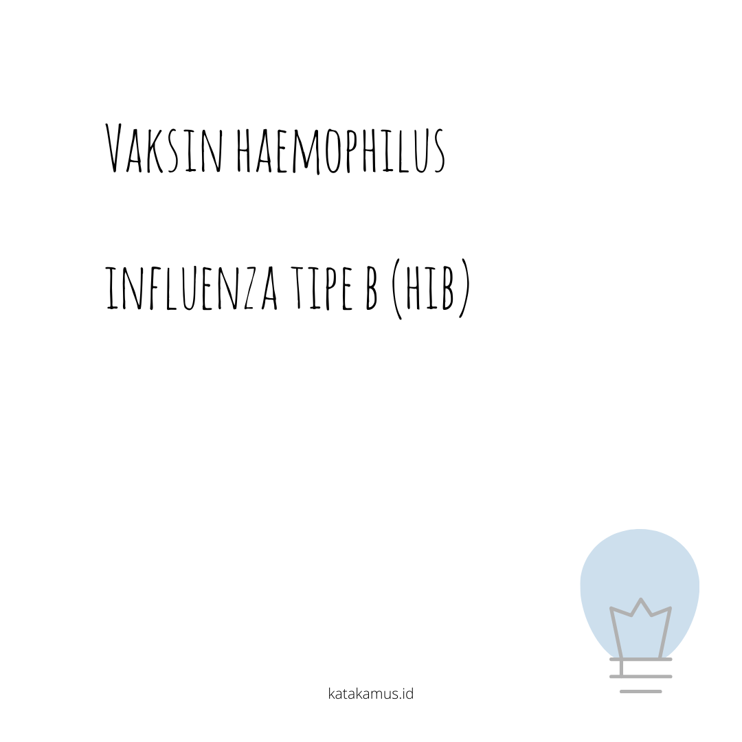 gambar Vaksin Haemophilus Influenza tipe B (HIB)